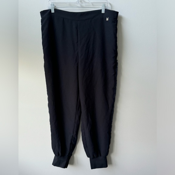 Ted Baker Joggers Saiin Side Panel Detail Women’s Size 5 US LG Navy - Picture 5 of 9